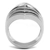 WildKlass Stainless Steel Ring High Polished Women-WildKlass Jewelry