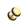 Iridescent Metallic Coat Acrylic WildKlass Fake Plug with O-Rings-WildKlass Jewelry