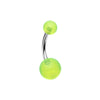 Basic Acrylic Ball Belly WildKlass Button Ring-WildKlass Jewelry