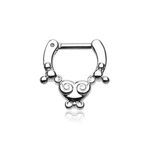 Tribal Saia WildKlass Septum Clicker-WildKlass Jewelry