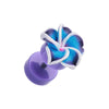 Hawaiian Plumeria Flower Acrylic WildKlass Fake Plug-WildKlass Jewelry