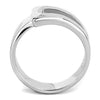 WildKlass Stainless Steel Ring High Polished Women-WildKlass Jewelry