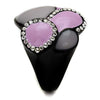 WildKlass Stainless Steel Ring IP Women Top Grade Crystal Clear-WildKlass Jewelry