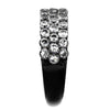 WildKlass Stainless Steel Ring IP Women AAA Grade CZ Clear-WildKlass Jewelry