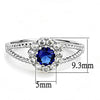 WildKlass Stainless Steel Ring High Polished Women Synthetic Montana-WildKlass Jewelry