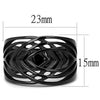 WildKlass Stainless Steel Ring IP Women-WildKlass Jewelry