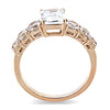 WildKlass Stainless Steel Ring IP Rose Gold Women AAA Grade CZ Clear-WildKlass Jewelry