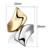 WildKlass Stainless Steel Ring Two-Tone IP Rose Gold Women-WildKlass Jewelry