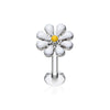 Spring Blossom Flower Top WildKlass Steel Labret-WildKlass Jewelry