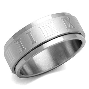 WildKlass Stainless Steel Ring High Polished Men-WildKlass Jewelry