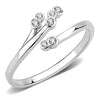 WildKlass Stainless Steel Ring No Plating Women AAA Grade CZ Clear-WildKlass Jewelry