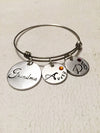 Hand Stamped Bracelet - Mother's Bracelet-WildKlass Jewelry