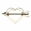 Silver & Golden & Rose Gold Cupid's Heart Nipple Shield Ring-WildKlass Jewelry