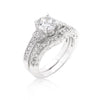 WildKlass Art Deco Round Cut Bridal Set-WildKlass Jewelry