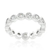 WildKlass Linked Bezel Eternity Band-WildKlass Jewelry