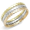 WildKlass Stainless Steel Ring IP Gold & IP Rose Gold Women-WildKlass Jewelry
