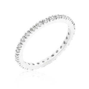 WildKlass Simple Eternity Band-WildKlass Jewelry
