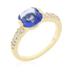 WildKlass Light Purple Cushion Cut Cubic Zirconia Engagement Ring-WildKlass Jewelry
