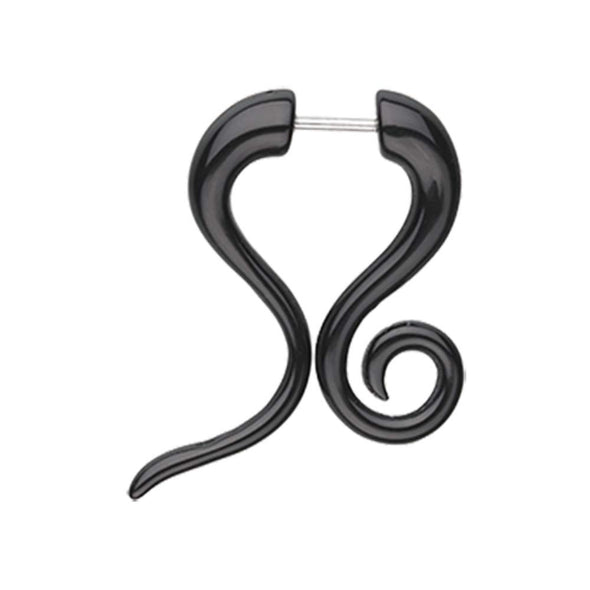 Elegant Swirl Fake Hanging WildKlass Taper-WildKlass Jewelry