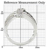 WildKlass Stainless Steel Anniversary Ring High Polished (no Plating) Women AAA Grade CZ Jet-WildKlass Jewelry