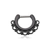 Colorline Majestic Filigree WildKlass Septum Clicker-WildKlass Jewelry