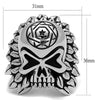 WildKlass Stainless Steel Ring High Polished Men-WildKlass Jewelry