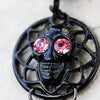 Black PVD Plated Alien Skull and Stars Dangle WildKlass Navel Ring-WildKlass Jewelry