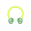 Ultra Glitter Acrylic Balls WildKlass Flexible Horseshoe/Circular-WildKlass Jewelry