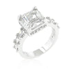 WildKlass Asscher Cut Engagement Ring-WildKlass Jewelry