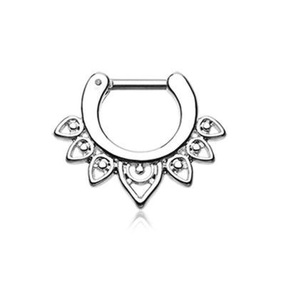 Acerose Filigree WildKlass Septum Clicker-WildKlass Jewelry