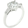 WildKlass Heart Triplet Ring-WildKlass Jewelry