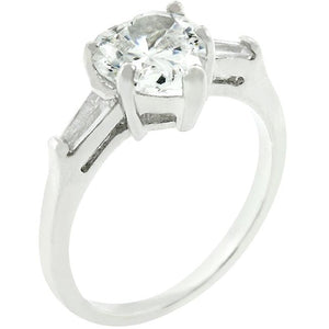WildKlass Heart Triplet Ring-WildKlass Jewelry