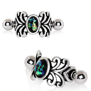 316L Stainless Steel Medieval Design Vine WildKlass Cartilage Cuff Earring-WildKlass Jewelry