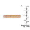 WildKlass 0.5ct Orange CZ Stainless Steel Eternity Band-WildKlass Jewelry