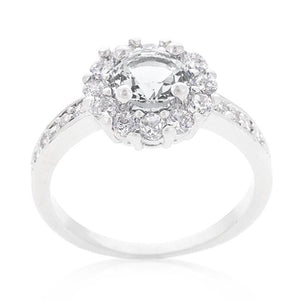 WildKlass Birthstone Engagement Ring in Clear-WildKlass Jewelry