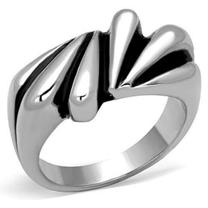 WildKlass Stainless Steel Minimalist Ring High Polished (no Plating) Women-WildKlass Jewelry