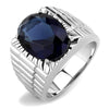 WildKlass Stainless Steel Ring High Polished Men Synthetic Montana-WildKlass Jewelry