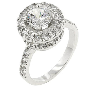 WildKlass Rhodium Plated Majestic Ring-WildKlass Jewelry