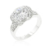 WildKlass Tension Set Cubic Zirconia Engagement Ring-WildKlass Jewelry