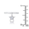 WildKlass Cubic Zirconia Star Charm Fashion Ring-WildKlass Jewelry