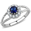 WildKlass Stainless Steel Ring High Polished Women Synthetic Montana-WildKlass Jewelry