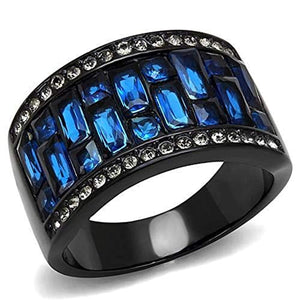 WildKlass Stainless Steel Ring IP Women Synthetic Montana-WildKlass Jewelry