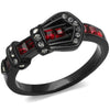WildKlass Stainless Steel Ring IP Women Top Grade Crystal Multi Color-WildKlass Jewelry