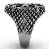 WildKlass Stainless Steel Cross Ring High Polished (no Plating) Men Top Grade Crystal Clear-WildKlass Jewelry