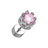 Tiara Crown Prong Sparkle Steel Fake WildKlass Plug-WildKlass Jewelry