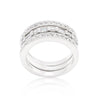 WildKlass Simple Cubic Zirconia Ring Set-WildKlass Jewelry