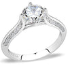 WildKlass Stainless Steel Ring High Polished Women AAA Grade CZ Clear-WildKlass Jewelry