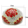 WildKlass WildKlass Stainless Steel Ring IP Gold Women Top Grade Crystal Clear-WildKlass Jewelry