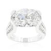 WildKlass Oval Triplet Cubic Zirconia Ring-WildKlass Jewelry
