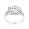 WildKlass Tension Set Cubic Zirconia Engagement Ring-WildKlass Jewelry